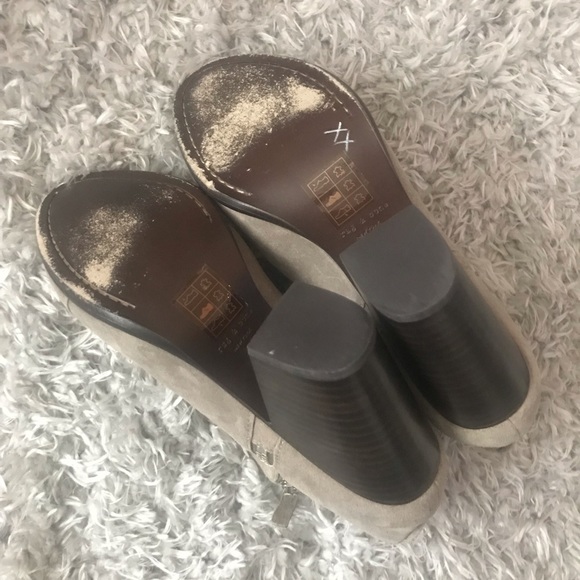 SOLD ❌ rag & bone Margot Gray Suede Ankle Boots - Picture 5 of 8